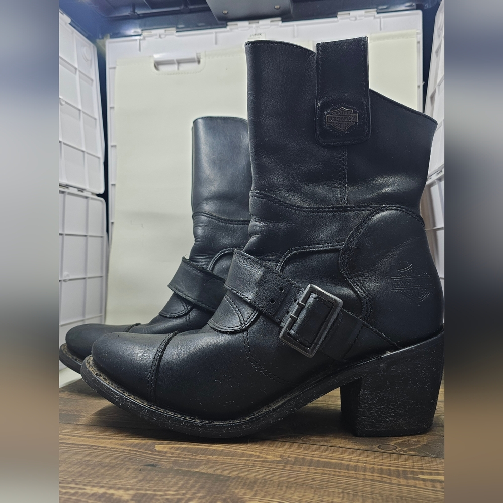 Harley-Davidson Black Vintage Boots